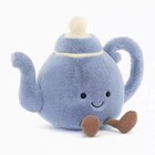 Cute Teapot Plush Toy Soft Stuffed Animal Kawaii Tea Pot Pillow Doll Kids Gift H