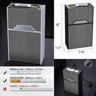 Cigarette Case Smoke Tobacco Box Lightweight Holder With Windproof Lighter