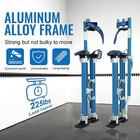 24 Inch-40 Inch Drywall Stilts Professional Grade Adjustable Aluminum Tool Stilt