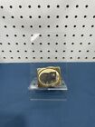 Vintage Barlow Solid Brass Two Tone Grizzly Bear Belt Buckle Made Usa