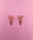 Gold Plated 9 16  Cufflinks Settings Lot Of 12 Pairs