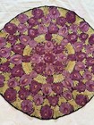 Vintage Fabulous Hand Silk Embroidered Hungarian Matyo Folk Art Textile 87x90 Cm