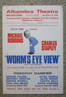 Michael Robbins On The Buses Worm s Eye View Bradford  Theatre Poster 1978