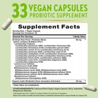 Raw Flora Probiotics With Prebiotics   30 Billion Cfu   33 Count  pack Of 1 
