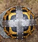 Norman Viking Chain Mail Helmet Knight Battle Armor Helmet