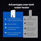 24l 170 000 Btu Indoor Tankless Water Heater Propane Gas Instant Hot 0 53-7 5gpm