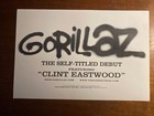 Gorillaz Debut Album Promo Sticker Sheet 10x7 2001 Rare