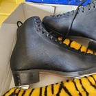 Riedell 320 Ice Skates Size 5 Wide Wilson Blades Black Figure Skating