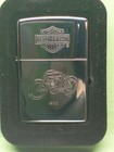 1998 Zippo  Harley Davidson 1900 Chrome Lighter In Box