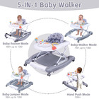 5 In 1 Foldable Baby Walker  Activity Baby Walker-baby Bouncer  Rocker  Activity