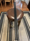 2 Yakima Round Bars Roof Rack Crossbars  48    With End Caps   Look The Pictures