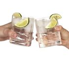 Joyjolt Revere Drinking Glass  13 Oz Set Of 2 Double Old Fashioned Glasses New
