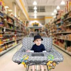 Shopping Cart Cover For Baby Icopuca Cotton High Chair Cover  Grey 