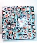 Toddler Booster Seat For Dining Table Washable Double Safer Straps Non-slip Owls