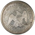 1847 Seated Dollar Xf  Extra Fine Details Cleaned Better Date  1 A1318