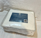 Cal- King Sheet Set 1800 Series  100  Brushed Microfiber  Ultra Soft White