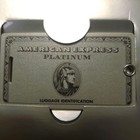 Amex American Express   Platinum Luggage Tag Golf Promo Item