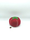 Vintage Large 5  Wide Tomato Pin Cushion Sewing Cottage Core 