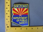 Vtg Arizona Dps State Shaped Collectible Patches  9 Patch Lot  Highway Patrol
