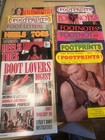 Lot Of 12 Foot Fetish Magazines Fantasies Vintage Footnotes Foot Prints 1990s