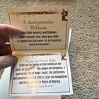 Disneyland Welcome To Fantasmic Viewing   Dessert Buffet Guest Card Disney