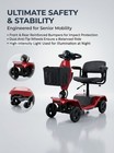 4-wheel Mobility Scooter All-terrain Foldable Electric Scooter For Older Adults