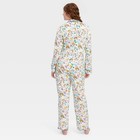 Women s Roadtrip Long Sleeves And Pants Pajama Set Blue yellow pink -