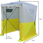 New 1 4m Pop Up Work Tent Shelter Weld Screen Curtain Maintenance Fibre Optic Ev