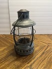 Vtg Antique Perko Perkins Marine Ship Deck Nautical Lantern Perko Embossed Globe
