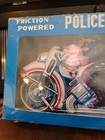 Friction Powered Police Motorcycle  51  Tin Litho Toy - Nm In Original Box