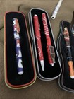 8 Pen Lot Coca Cola Pen And Tin Lot Ball Point Mechanical Pencil