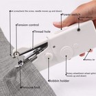 Mini Sewing Machine Handheld Cordless Hand Held Portable Easy Stitch Household