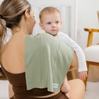 Burp Cloths 6 Pack Large 100  Cotton Washcloths Double Layered Absorbent Burp   