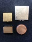 Vintage Metal    pillbox trinket Box    - Lot Of 4 Collectible Boxes