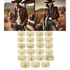 Huge Initial Belt Buckle Letter Cowboy Western Rodeo Texas Star Hebillas Vaquera