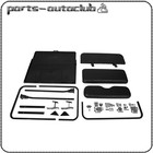 Rear Flip Seat Kit Fits Club Car Precedent  2004-up   black Seat Cushions 