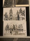 Antique Military Pictures  - Lot Of 5 Photos