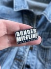 The Office - Dunder Mifflin Paper Company Logo Funny Silver Plated Enamel Pin