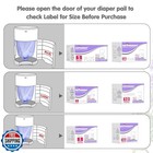 Diaper Pail Refill Bags Compatible With Dekor Plus Diaper Pail  Extra 30  Len