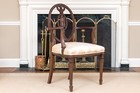 19th Century George Iii Hepplewhite Style Carved Mahogany Arm Chair