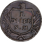 1717 Sweden 1 Daler   Xf Detail