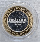 Red Rock Casino Ltd Edition Silver Strike  10 Las Vegas Aviators Gaming Token