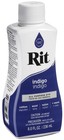 Rit Indigo Liquid Fabric Dye 8 Oz Non Toxic Ideal For Cotton Wood Paper More
