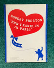 Ben Franklin In Paris Broadway Flop Program Robert Preston Jerry Herman Rare