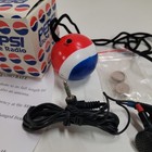 Vintage Am fm Pepsi Cola  Promotional Plastic Globe Radio 1992  Need New Battery