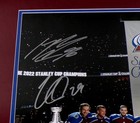 Nathan Mackinnon rantanen landeskog Signed 16x20 Photo Framed 3 Fanatics Autos