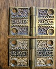 1 Antique Interior Shutter Hinge Branford Ivy 1886 Victorian Rare - Price For 1 