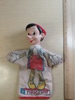 Vintage Pinocchio Hand Puppet Gund And Walt Disney Collectible From 50s