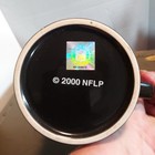Vintage 2000 Jacksonville Jaguars Nfl 3d Relief Ceramic Coffee Mug Black Teal