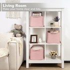  Pink Storage Basket  Used For Organizing And Storing Items  Woven Rope Basket